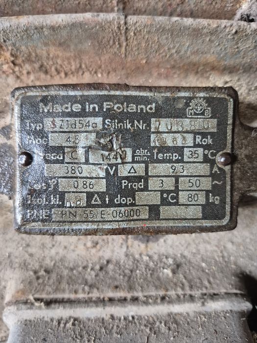 Silnik elektryczny 4.5kw.