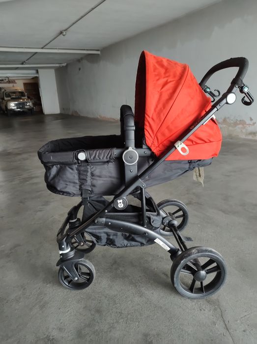 Carrinho de bebé 2 em 1 -Alcofa e carrinho de passeio