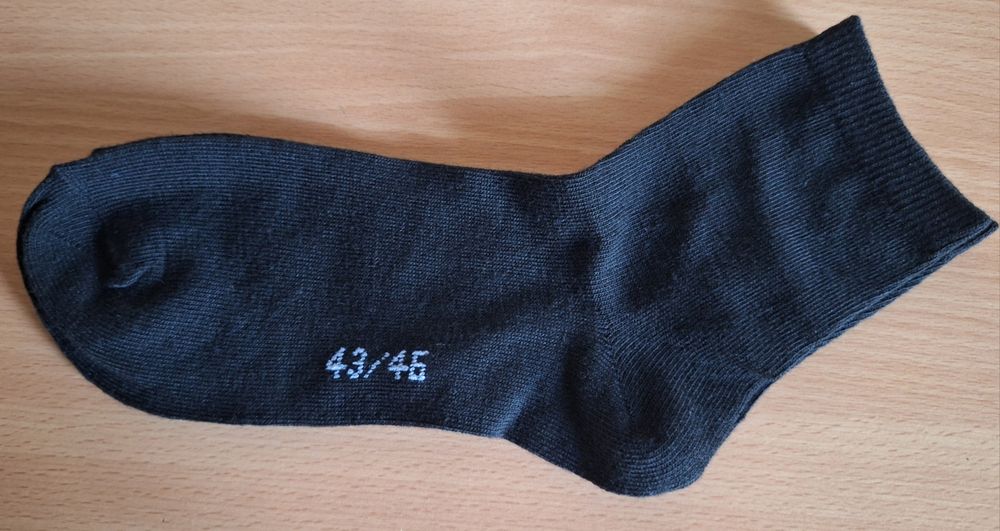 Skarpety męskie czarne roz. 43-46