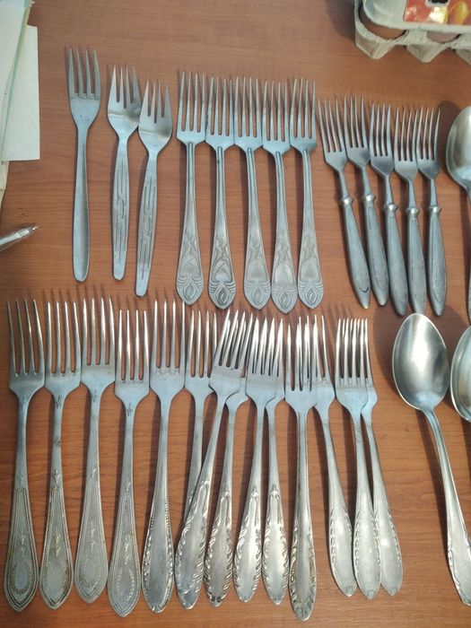 Вилки ложки ссср нержавейка