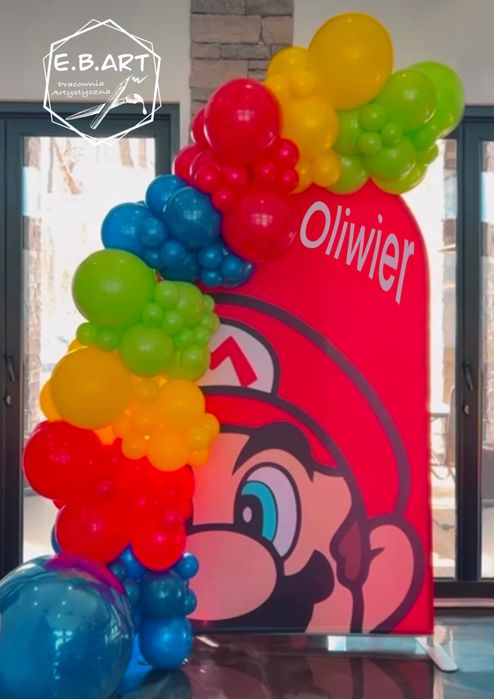 Ścianka balonowa, foto ścianka, dekoracja imprez