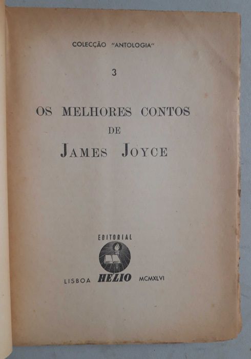 Livro PA-7 - James Joyce - Os Melhores Contos de James Joyce