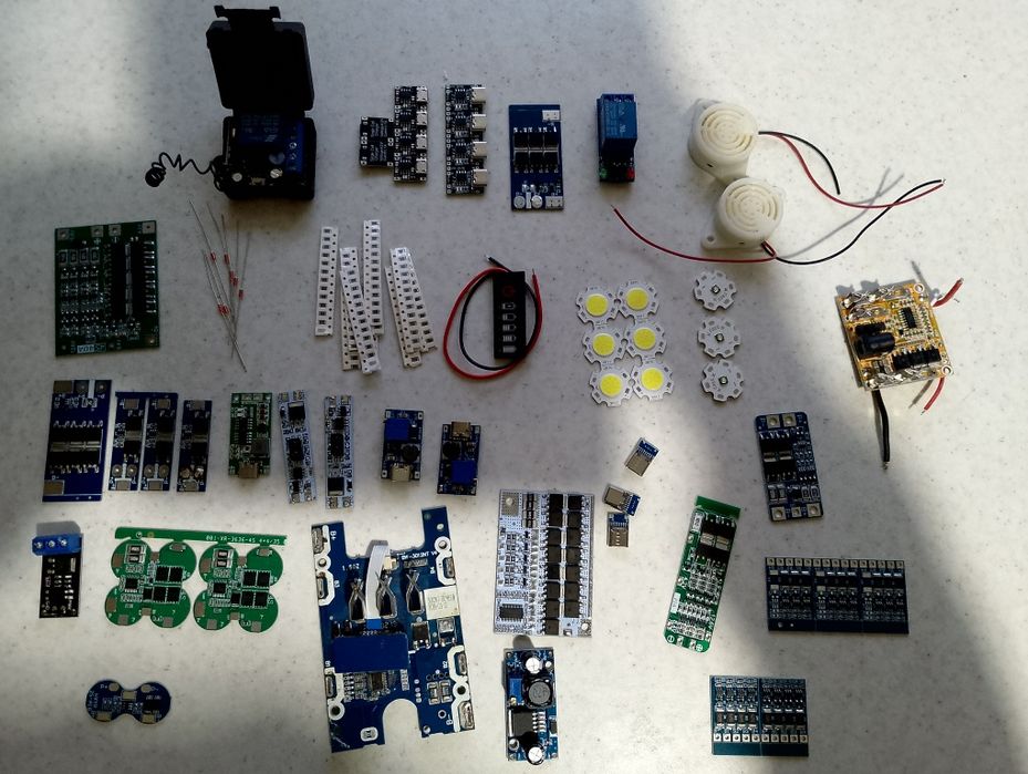 Bms 1s 2s 3s 4s 5s  10s 13s самокат зарядка1s2s3s type c,bms makita аналог smd резисто