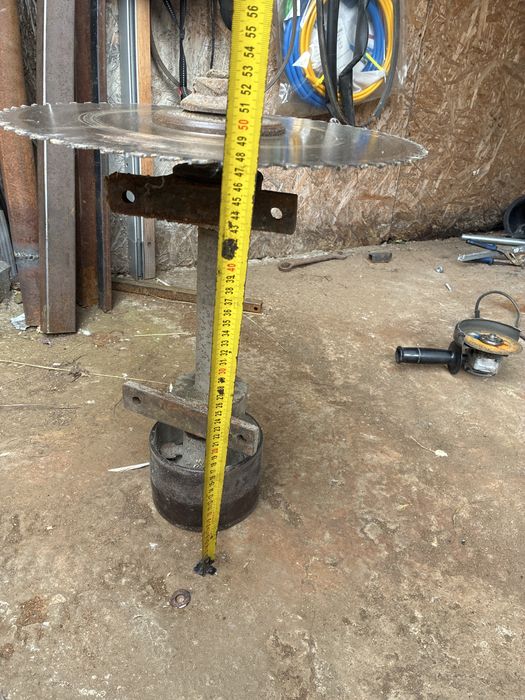 Walek os do cyrkularki wraz z tarcza 40 cm