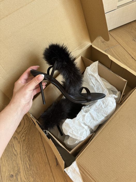 Боссоножки Туфли Zara с пушком 37 размер