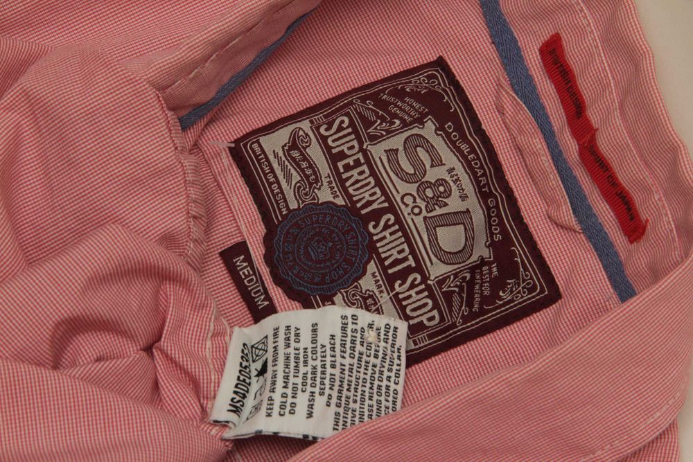 Superdry рр M рубашка из хлопка