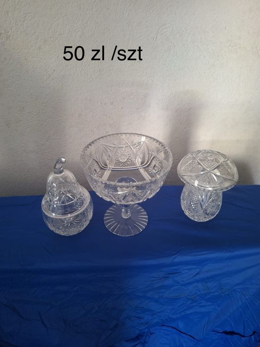 Naczynia krysztalowe, nieuzywane