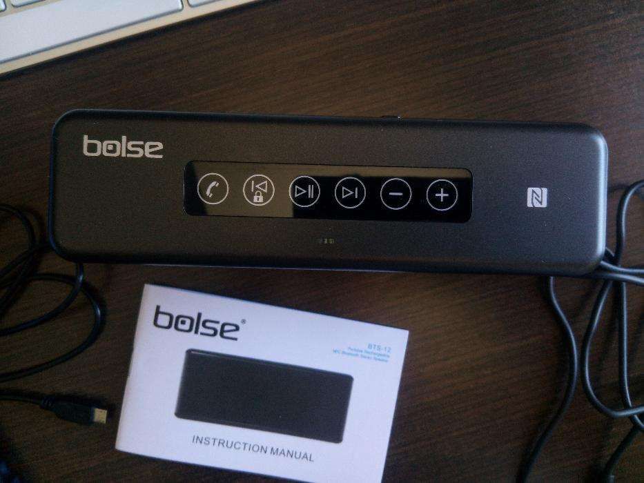 Coluna portátil Bolse® Smart NFC Bluetooth 4.0 Stereo - como nova