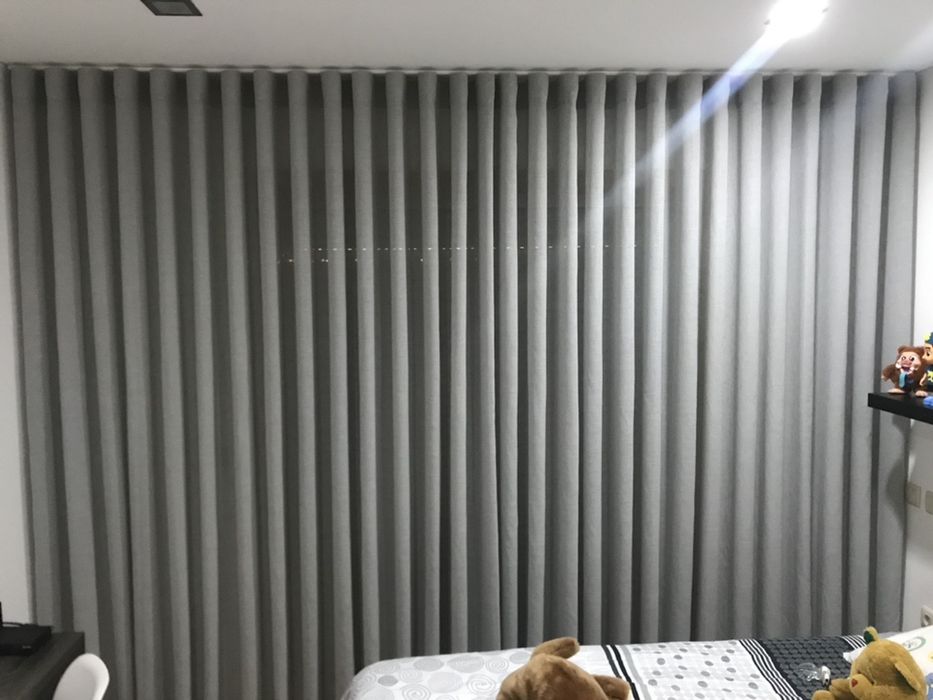 Cortinas de ondas por medida a partir de