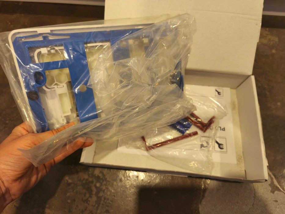 Placa de Descarga SANITANA Branca NOVA