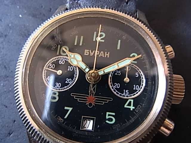 Oryginalny BURAN /POLJOT/ Chronograf. !Super Stan.TOP !
