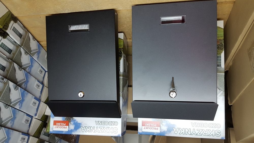 DUŻA SKRZYNKA NA LISTY A-4 Kolory - POLSKA różne modele skrzynek