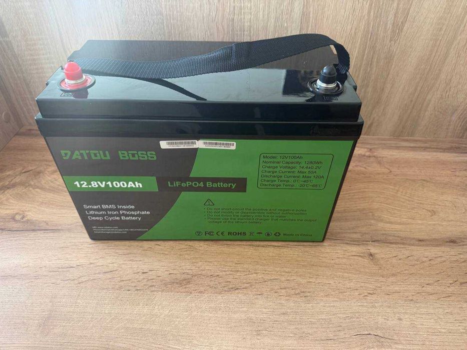 Акумулятор літій-залізо-фосфатний DATOU BOSS LiFePO4 100 Ah з BMS