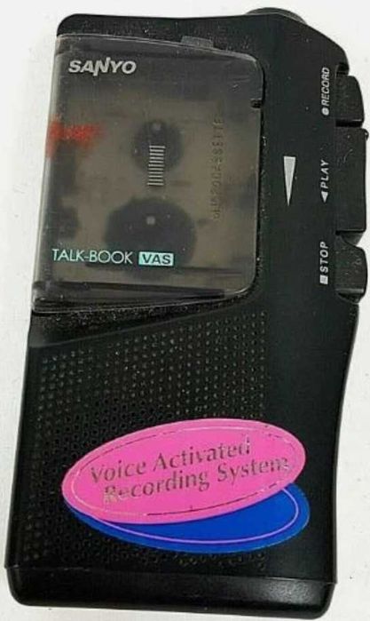 Micro gravador Sanyo, modelo TRC- 520m