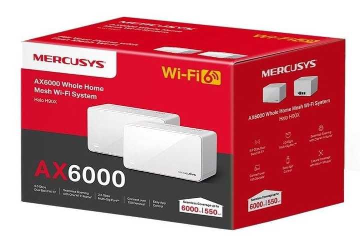 Wi-Fi роутер Mercusys Halo H90X (2-pack)