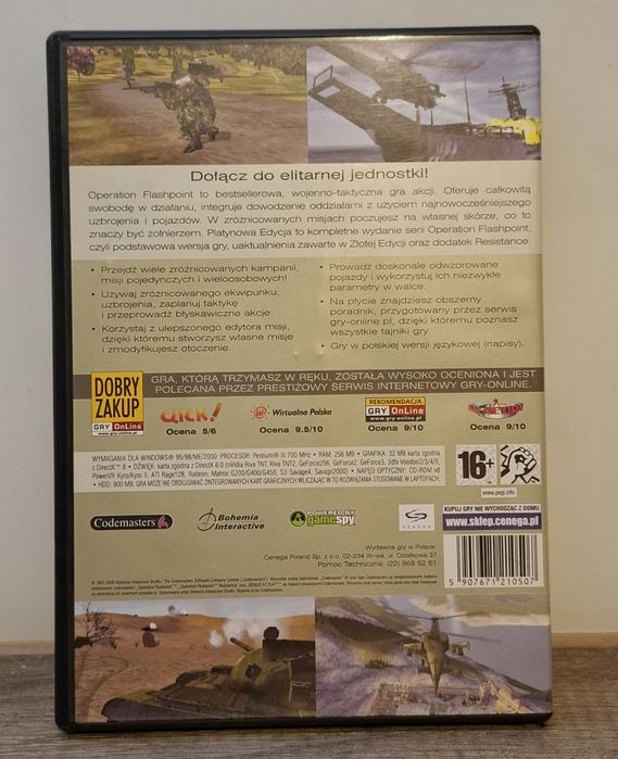 Gra PC Operacja Flashpoint platynowa kolekcja super stan