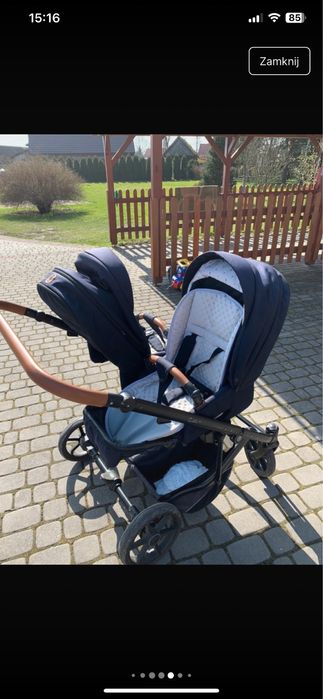 Wózek bliźniaczy Jedo Duo spacerówka