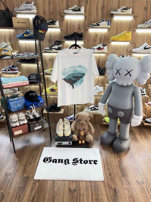 Футболка REPRESENT Shark Logo White / Blue