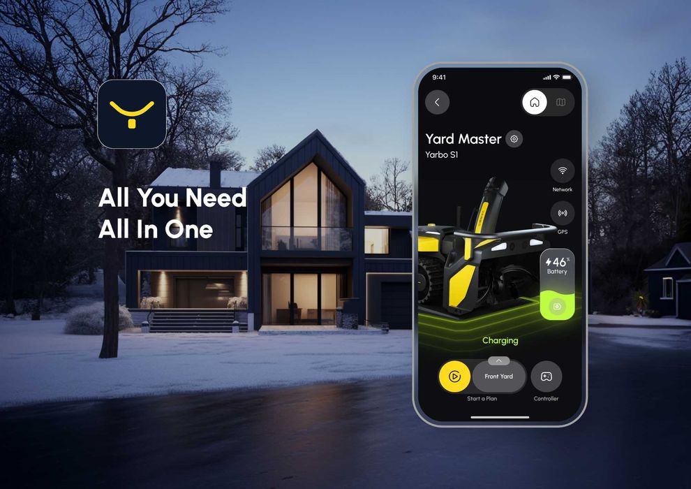 Robot modułowy Yarbo Yard + moduł dmuchawy