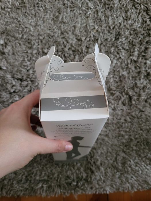 Pudełka na alkohol, podziękowanie dla gości