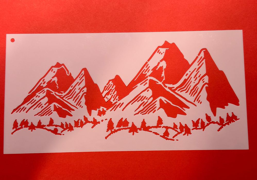 12 placas pvc para desenhar montanhas