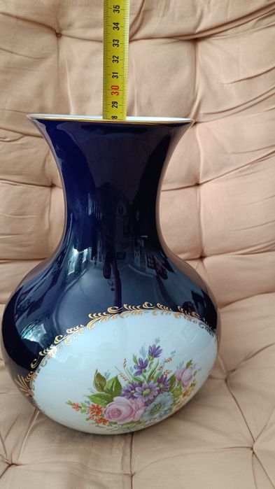 Vaso Limoges Azul