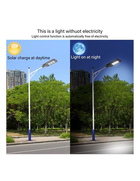 Projetor Solar LED 240W com Sensor de Movimento