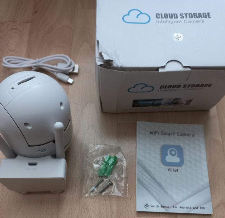 Kamera IP 5GHz obrotowa dzień noc dźwięk śledzenie