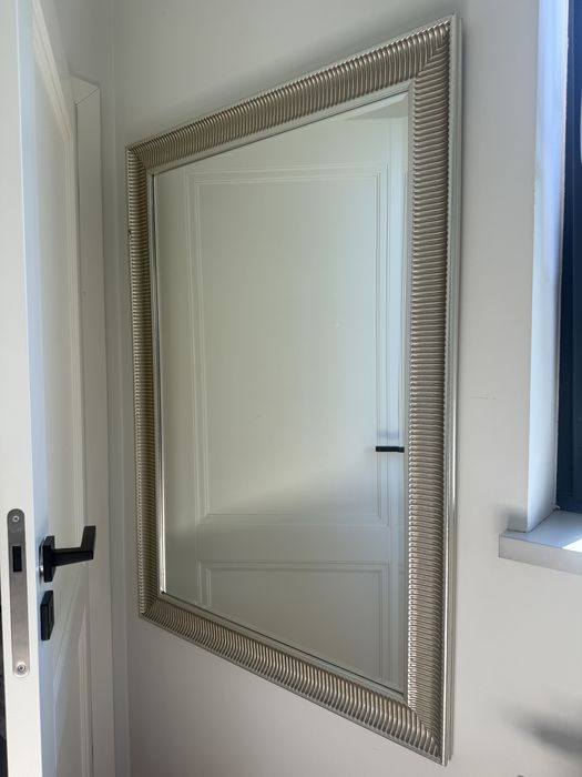 Lustro marki Ikea srebrna rama