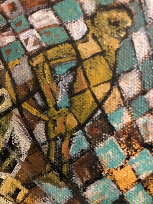 Oleo sobre tela - Aldeia do Macacos