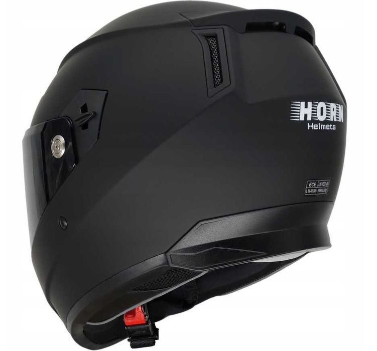 Kask motocyklowy Horn Predator czarna szyba, intercom ready XS-XL