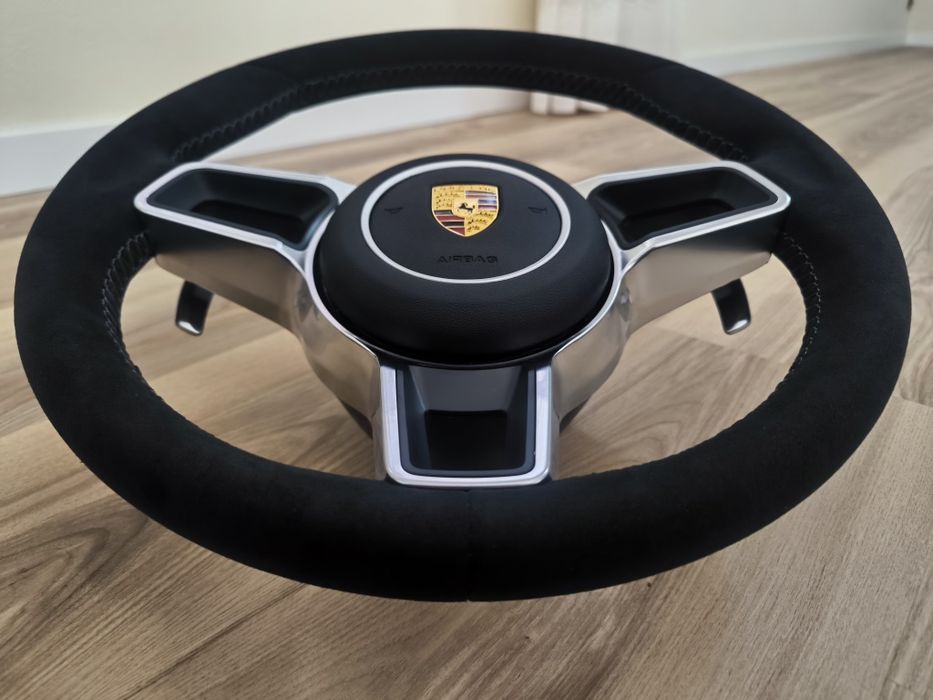 Volante Porsche 991 / 718 Alcantara PDK Multifunções