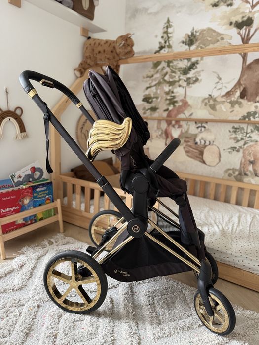 Wozek spacerowy Cybex Priam Jeremy Scott złote skrzydła
