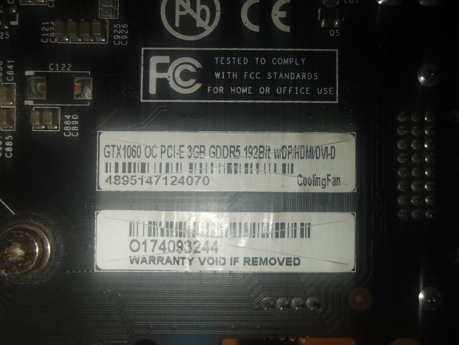 KFA2 Geforce GTX 1060 3 Gb