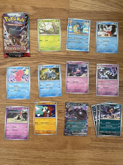 20 Cartas Pokémon Paldea Evolved64751031052931120