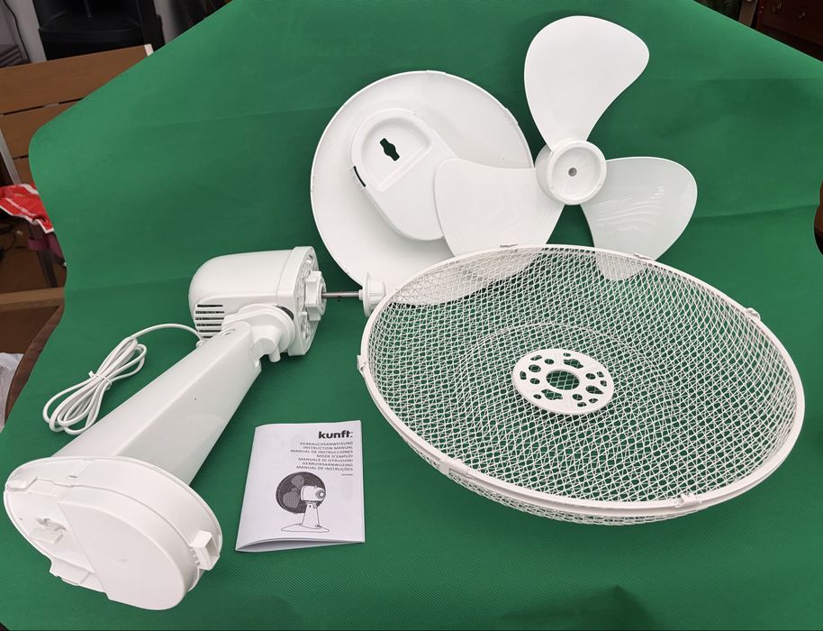 Ventoinha de Mesa KUNFT KDF9085 (3 Velocidades - 40 W - Diâmetro 40 cm) (3 anos garantia)