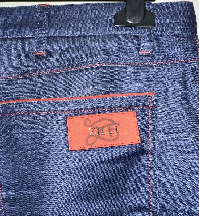 Льняные штаны-брюки Zilli