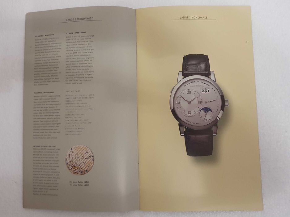 A. Lange & Sohne - Catálogo / Livro de Relógios Premium - 2002