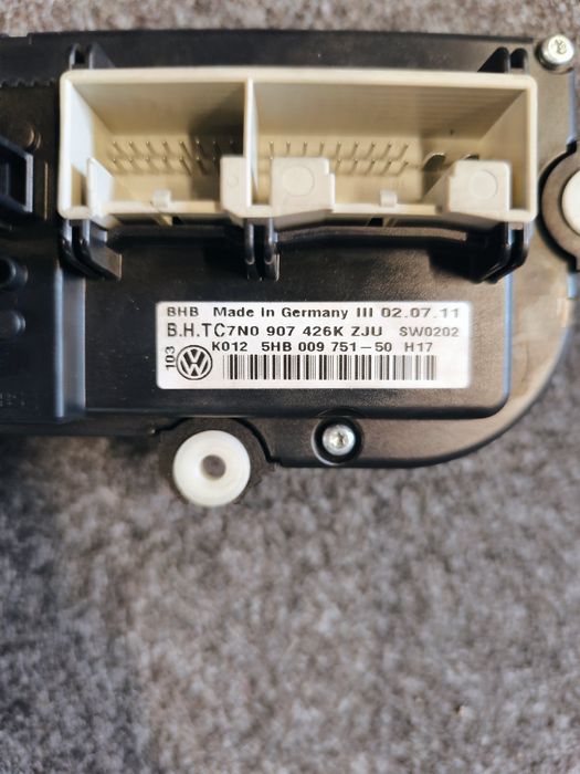 Climatronic sofagem / comando chaufagem VW GOLF VI