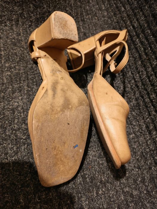 Buty eleganckie na stabilnym obcasie rozmiar 37