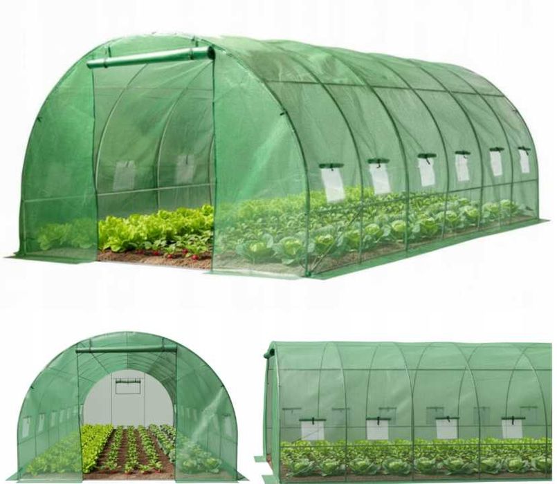 Теплиця для огорода 6×3 18м2 | міцна | Польща |парник тунельний