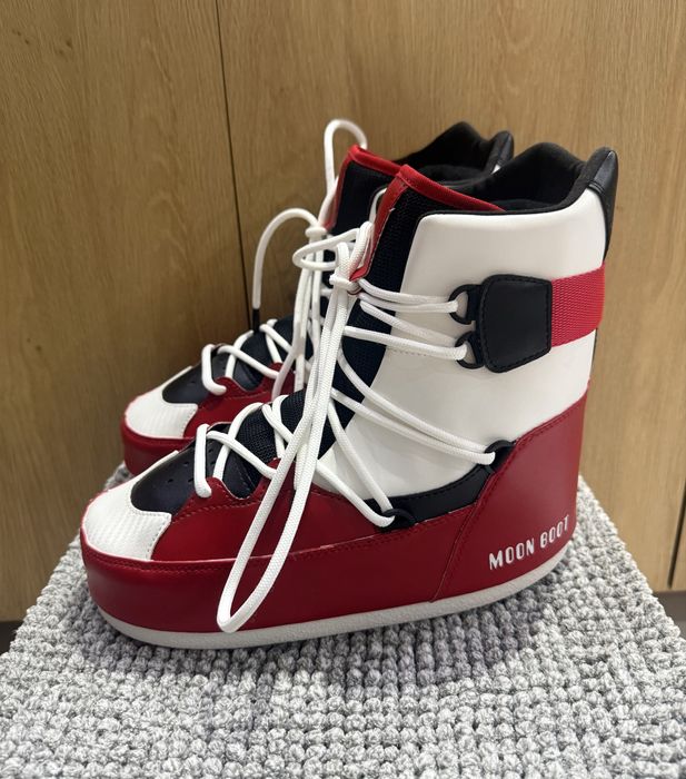 Śniegowce Moon Boot Sneaker Mid 41-42 modne damskie zimowe Nowe