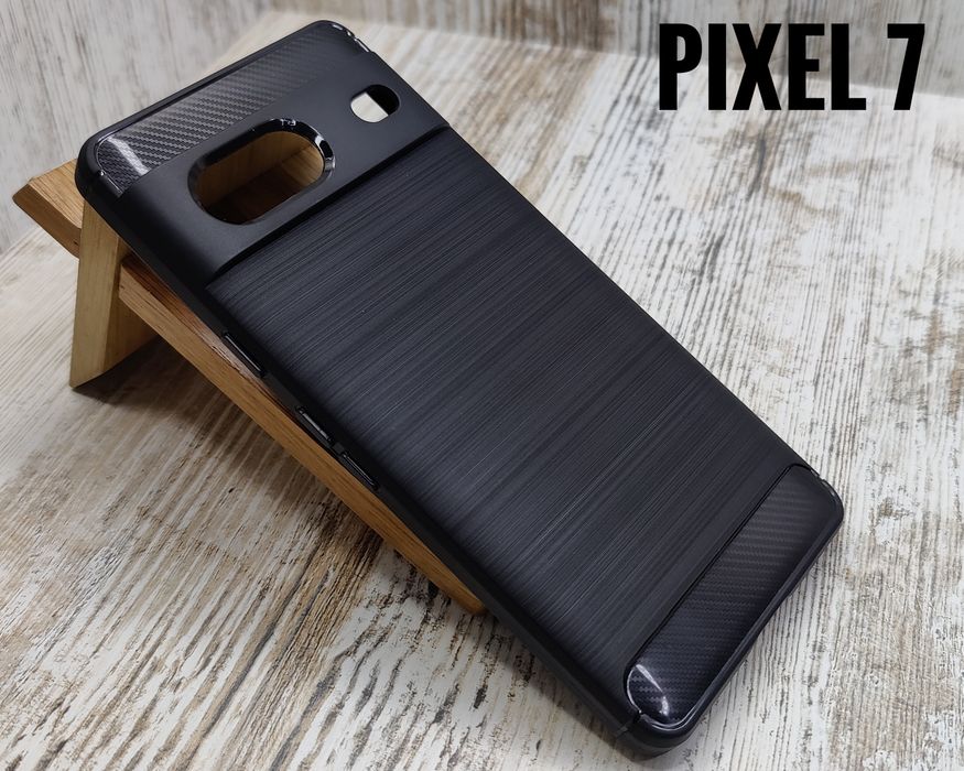 Чехол противоударный Carbon TPU на Pixel 7/ 7A/ 6 Pro  и др Чохол