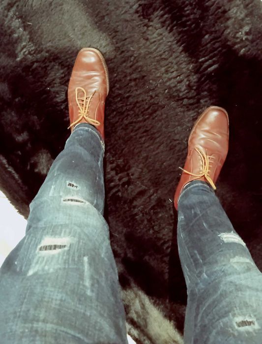 Buty męskie wizytowe Giorgio Armani nr 40