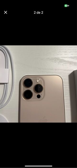 Iphone 16 pro max como novo