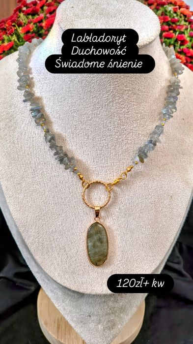 Naszyjnik z Labladorytem