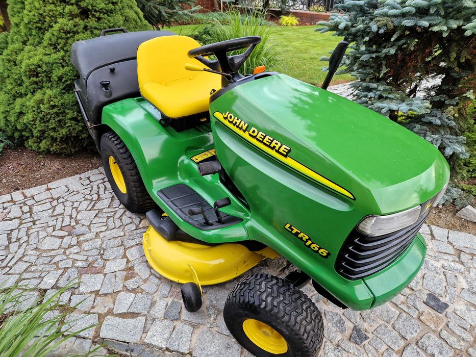Traktorek kosiarka JOHN DEERE LTR 166 - po SERWISIE 16 KM V-ka!!