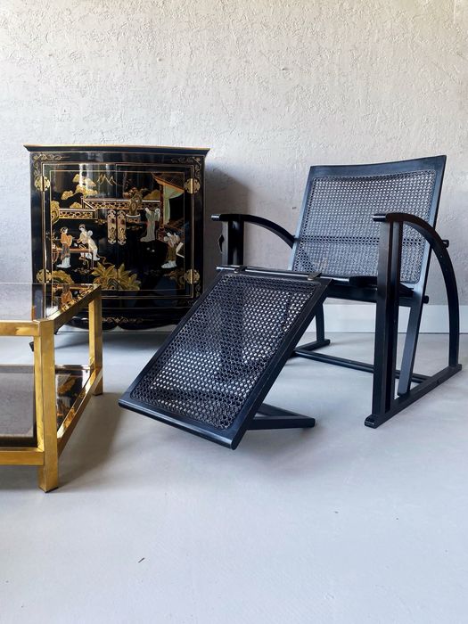 Leżak, krzesło,fotel „ Arc” Pascal Mourgue Francja design retro vintag