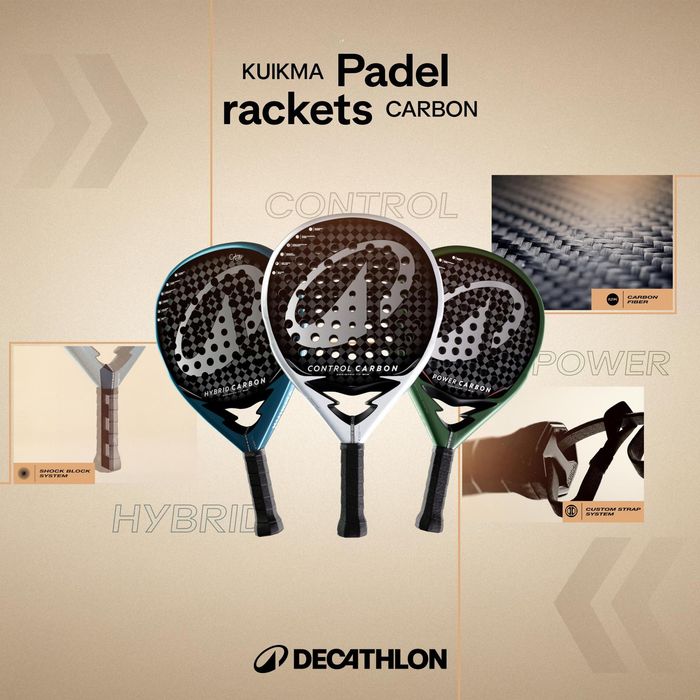 Raquete de Padel Control Carbon