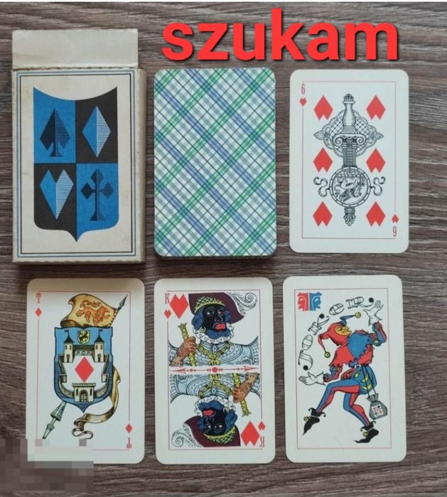 Karty do gry  szukam czasu PRL